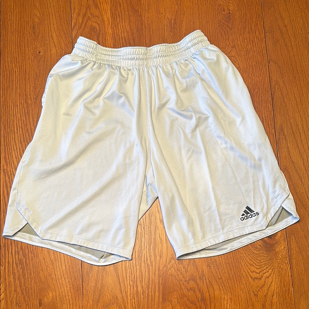 Adidas Men's Light Gray Shorts